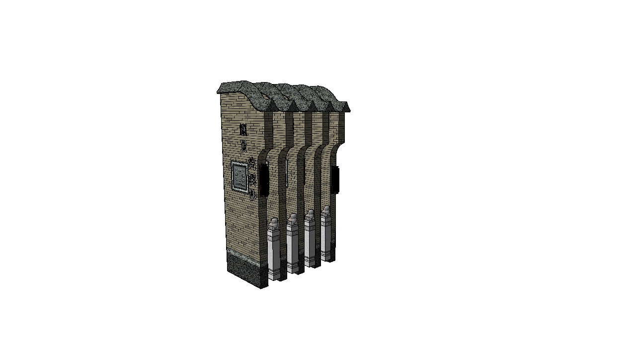 Sketchup��ͼ��ʦSKP������ͷǽSUģ��.png