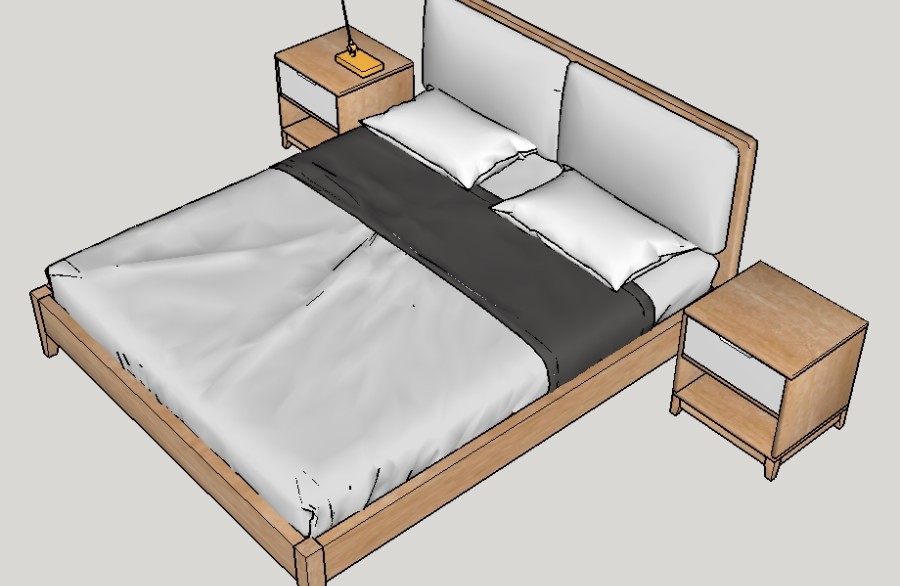床_Sketchup草图大师模型Vray材质2022042559.jpg