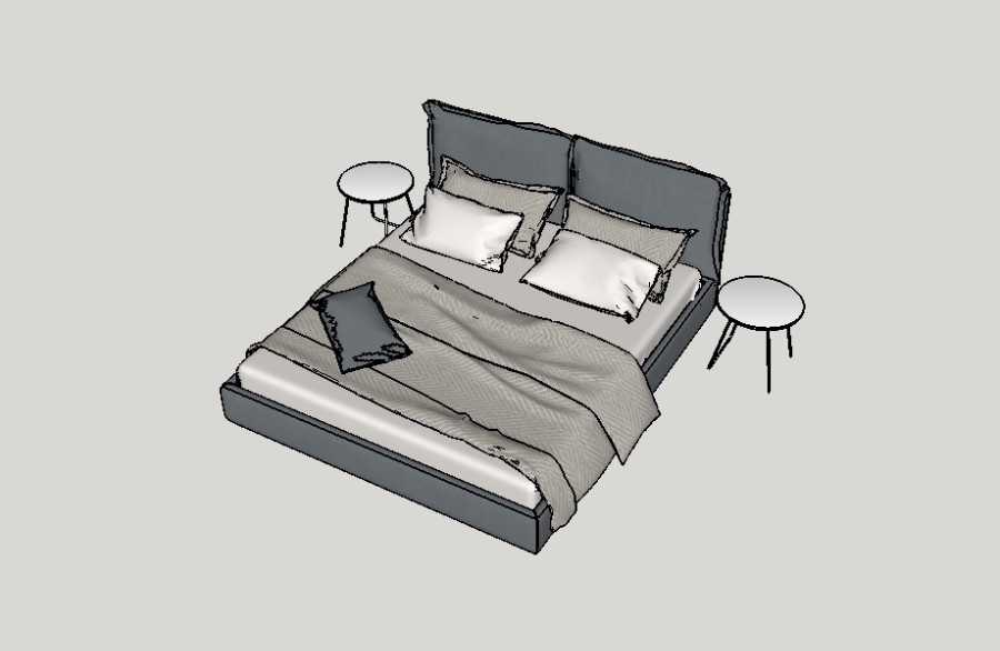 床_Sketchup草图大师模型Vray材质202204253497.jpg