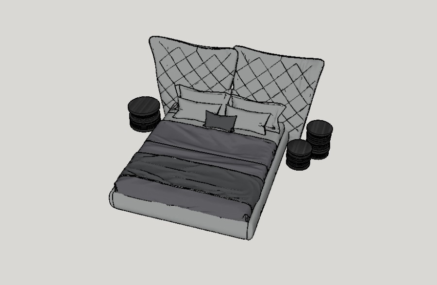 床_Sketchup草图大师模型Vray材质202204253531.jpg