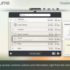 Timelime 1.4.3 绿化版 Mac 工作时间跟踪和统计工具