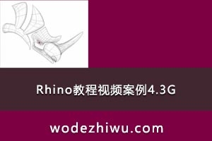 Rhino教程视频案例4.3G -- www.woai3d.com 分享