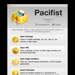Pacifist for mac 3.5.7 提取安装包里面的文件