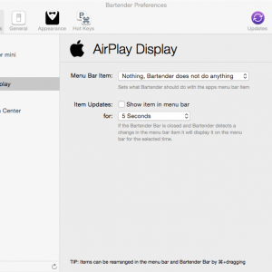 Bartender for mac 2.0.8 管理你的菜单栏中的应用