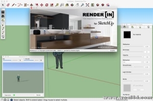 render 2.13 for sketchup 2014 sketchup 2015 苹果即时渲染器