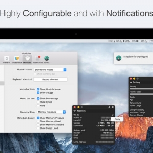 MenuBar Stats for mac 2.0 系统状态监控软件
