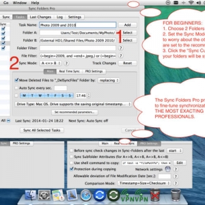 Sync Folders Pro for mac 3.2.8 同步文件夹工具