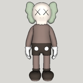 KAWS����Sketchup��ͼ��ʦģ��2022042547