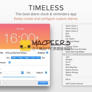 Timeless – Alarm Clock &amp; Reminders for mac 1.5 最华丽的闹钟