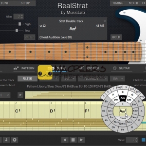 MusicLab RealStrat for Mac 4.0.0.7239 吉他声音建模和吉他技巧模拟