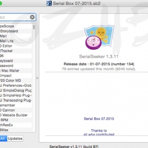 Serial Box 08.2015 + SerialSeeker 1.3.11 (B7) + iSerial Reader 2.0.16