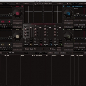 DJ Mixer Professional 3.6.5 Mac 混音DJ调音台
