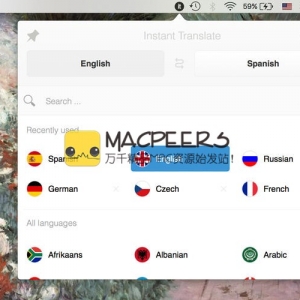 Instant Translate for Mac 1.0.6 即时翻译 语言翻译