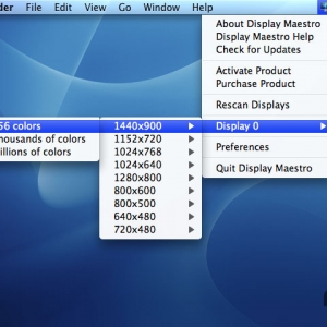 Display Maestro 2.0 for mac– 显示器的分辨率和位深度优化 最新绿化版