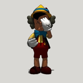 KAWS������żSketchup��ͼ��ʦģ��Enscape����20220425693