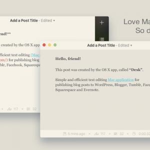 Desk MD for Mac 1.1 桌面博客客户端
