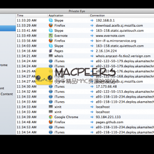 Private Eye for mac 1.1.0 私家侦探 实时监控所有传入和传出数据