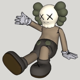 KAWS����Sketchup��ͼ��ʦģ��2022042535