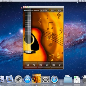 Easy Guitar Tuner 1.6 for mac – 调吉他的弦音调谐工具 最新绿化版