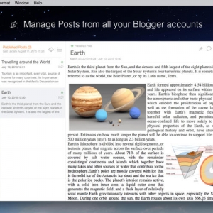 BlogTouch for Blogger for mac 2.0 Mac上优秀的博客编辑客户端