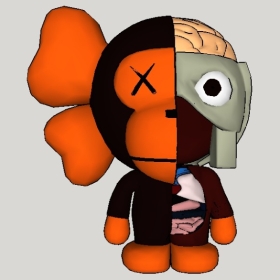 KAWS����Sketchup��ͼ��ʦģ��2022042577