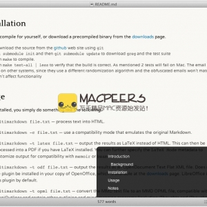 Marked 2.5.4.1 for mac 专业级的文本编辑器