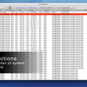 PortsMonitor for mac 1.4.1 – TCP／IP连接监控系统的应用 最新绿化版