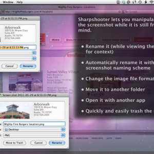 Sharpshooter 2.2.2 for mac 高精确度重命名屏幕截图实用工具
