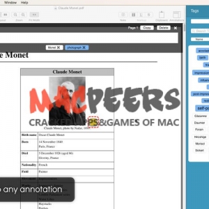TagNotate for mac 1.4.1 PDF阅读器和注释工具