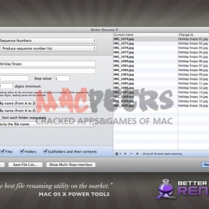A Better Finder Rename for mac 10.07 文件 照片 MP3批量更名