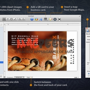 Business Card Composer for mac 5.2.3 名片制作工具