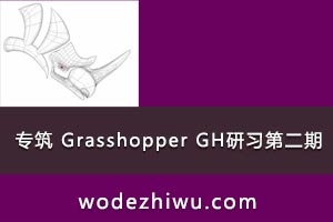 专筑 Grasshopper GH研习第二期