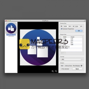 ClipPhoto for mac 1.0 图像处理 图片大小修改工具