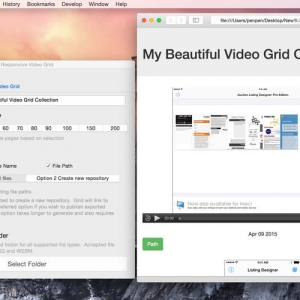 Responsive Video Grid for mac 2.0 电子相册 视频画廊