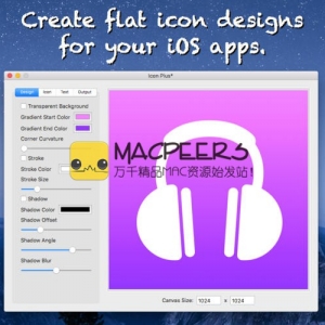 Icon Plus for Mac 1.1 图标设计工具