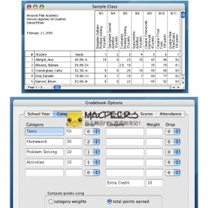 Gradekeeper for Mac 7.0 学生成绩处理工具