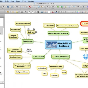 SimpleMind 1.11.0 绿化版 Mac 轻量思维导图软件