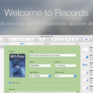 Records for mac 1.2 易于使用的个人数据库
