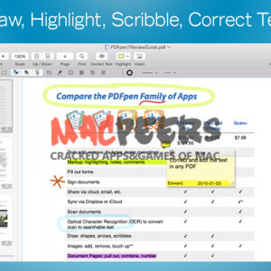 PDFpenPro for mac 7.3.4 编辑PDF工具