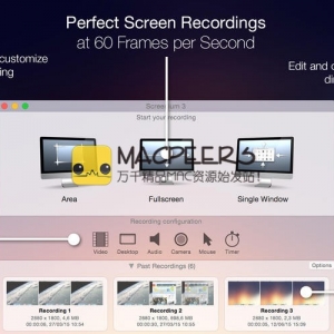 Screenium for mac 3.1.2 屏幕捕捉工具