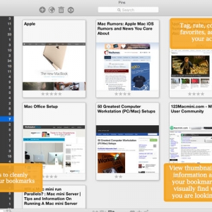 Pins for mac 2.0.2 – – 超美观书签管理器 绿化 免费下载