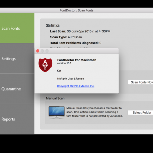 FontDoctor for mac 10.2.0 字体工具??软件