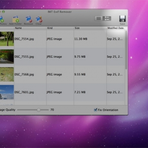 IMT Exif Remover for mac 1.40 – 去除EXIF信息 绿化 免费下载