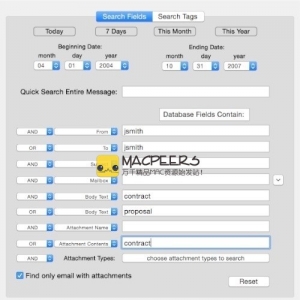 MailSteward Pro 11.2 for mac 电子邮件搜索工具