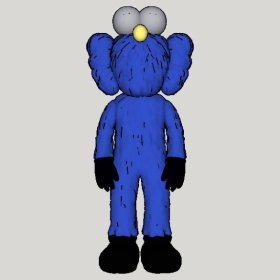 KAWS����Sketchup��ͼ��ʦģ��2022042561