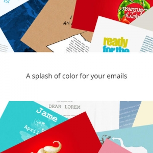 Mail Stationery v2.1 绿化版 Mac 色邮件模板套件