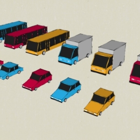 Sketchup ͶģLow Poly Vehicles 02