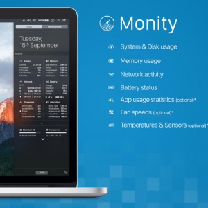 Monity for mac 1.2 系统监控工具