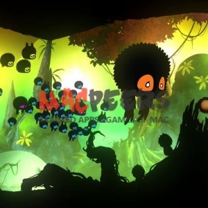 Badland 1.2.0 for mac 横向卷轴动作冒险平台游戏 创新性的基于物理的游戏