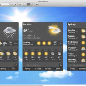 ClassicWeather HD for mac 1.7 – 天气预报软件 绿化 免费下载